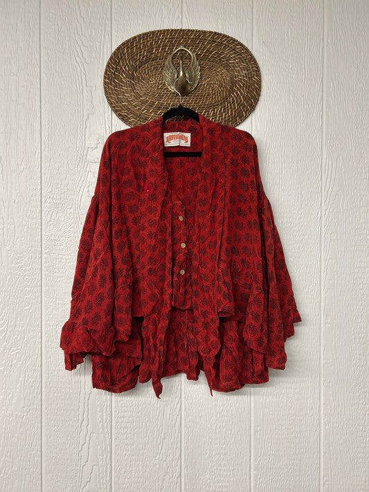 Crepe Sari Wild Rose Top 0526 022