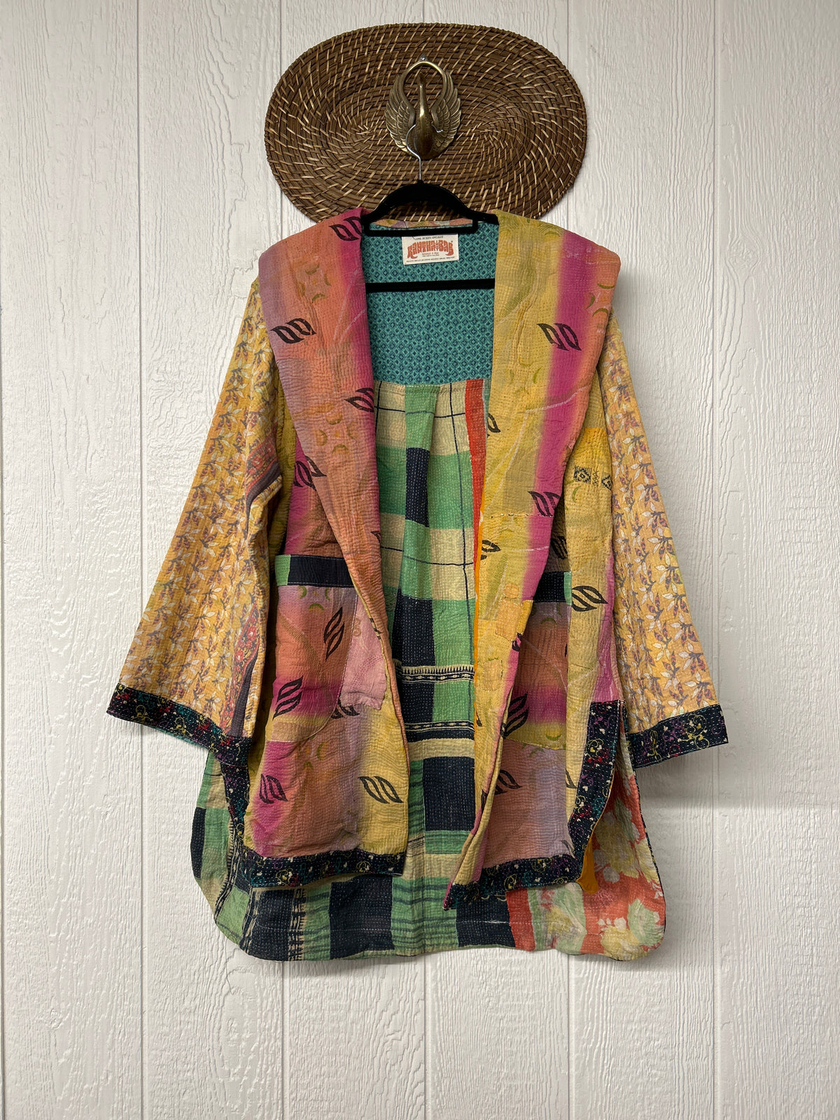 Fine Kantha Drifter Coat 1026 170