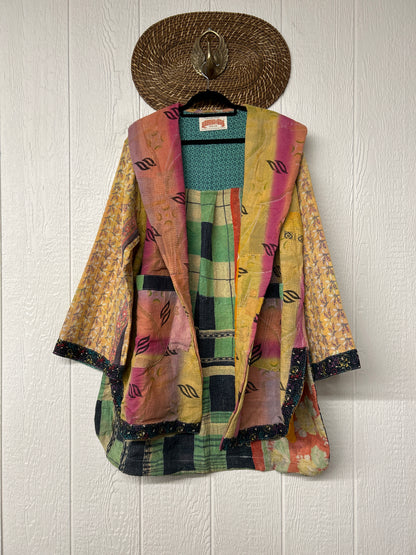 Fine Kantha Drifter Coat 1026 170
