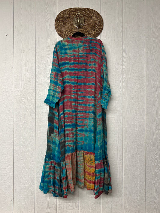 Crepe Sari Dahlia Duster Dress 0326 223