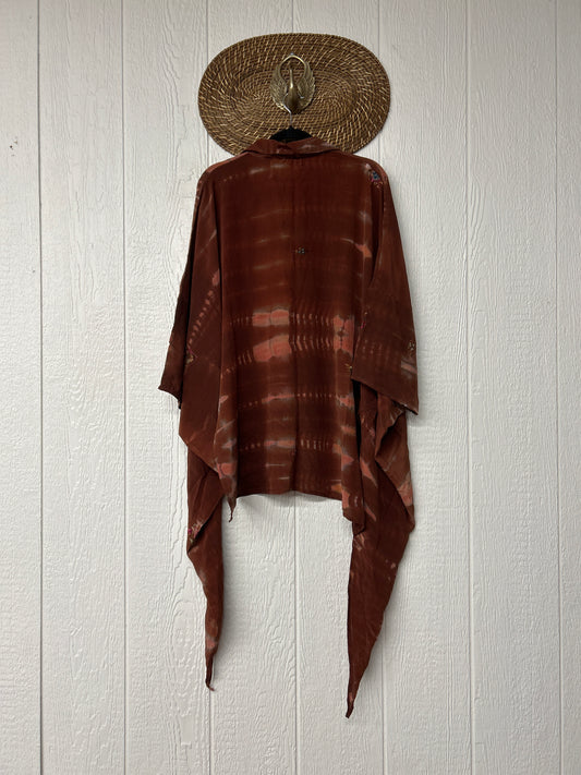 Crepe Sari Summer Nirvana Button Down 0626 033