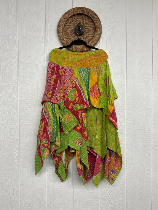Pareo Kantha Pixie Skirt 0426 199