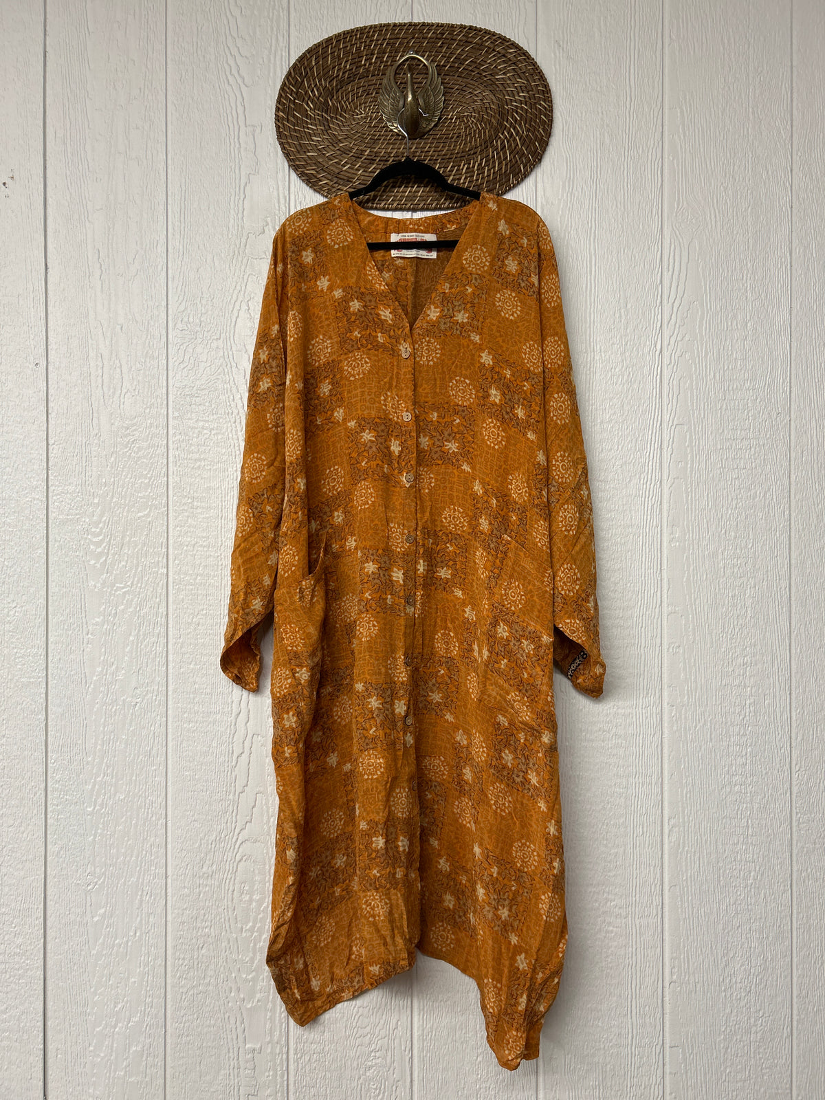 Crepe Sari Gaia Duster Dress 0826 094