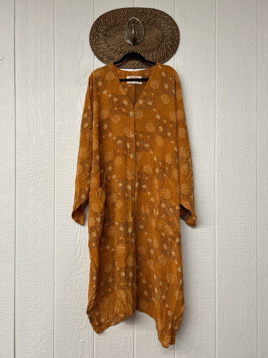 Crepe Sari Gaia Duster Dress 0826 094