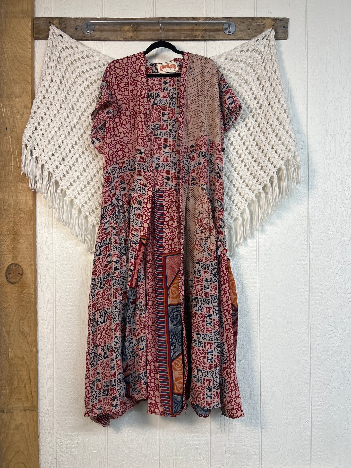 Crepe Sari Summer Evermore Kimono 0726 209