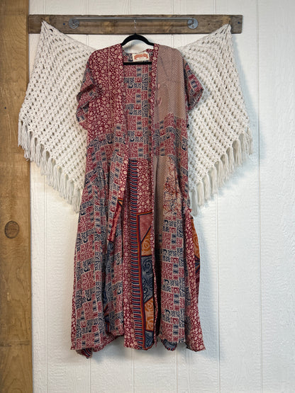 Crepe Sari Summer Evermore Kimono 0726 209