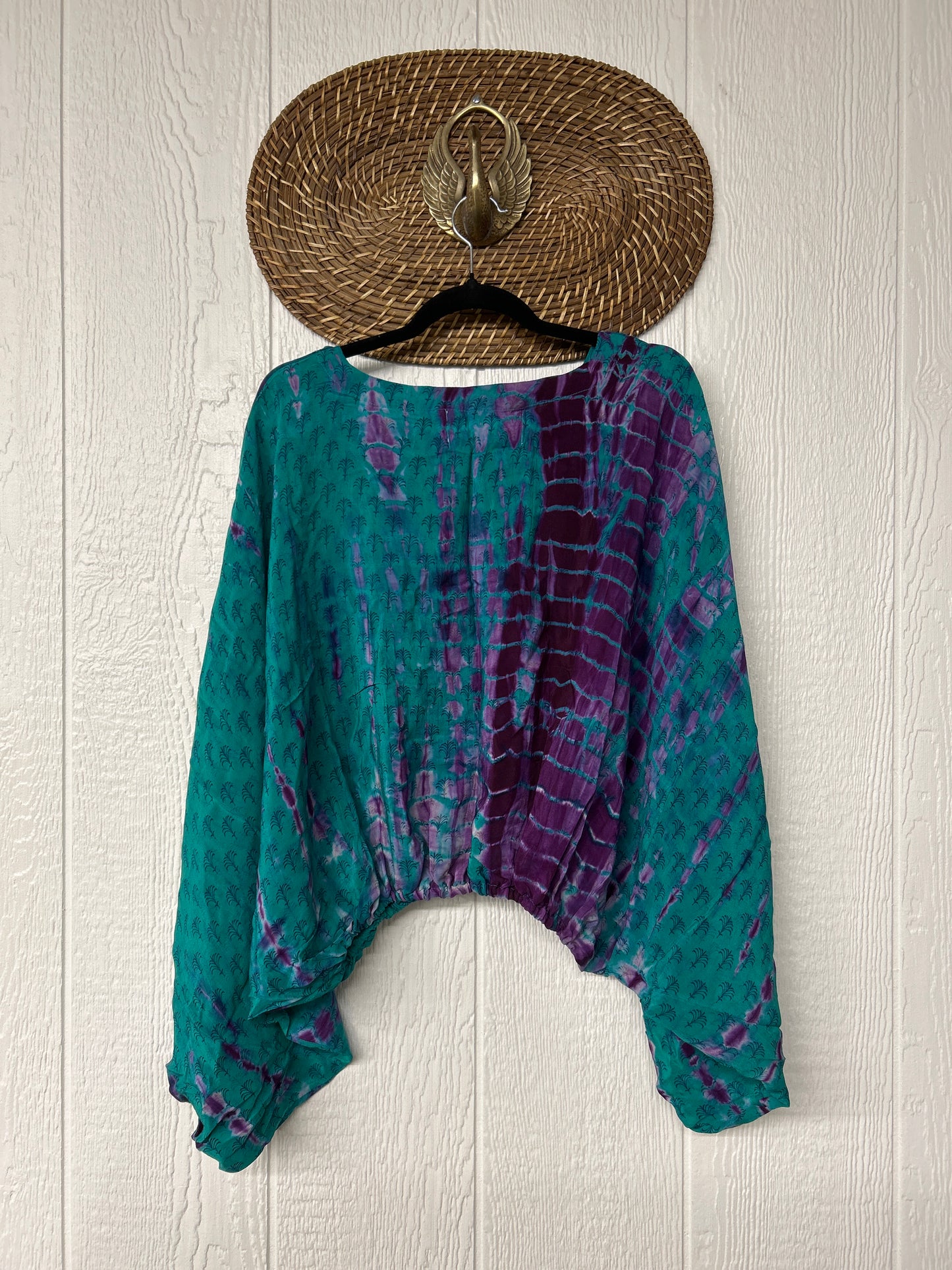 Crepe Sari Luna Crop Top 0526 027
