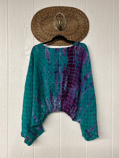 Crepe Sari Luna Crop Top 0526 027