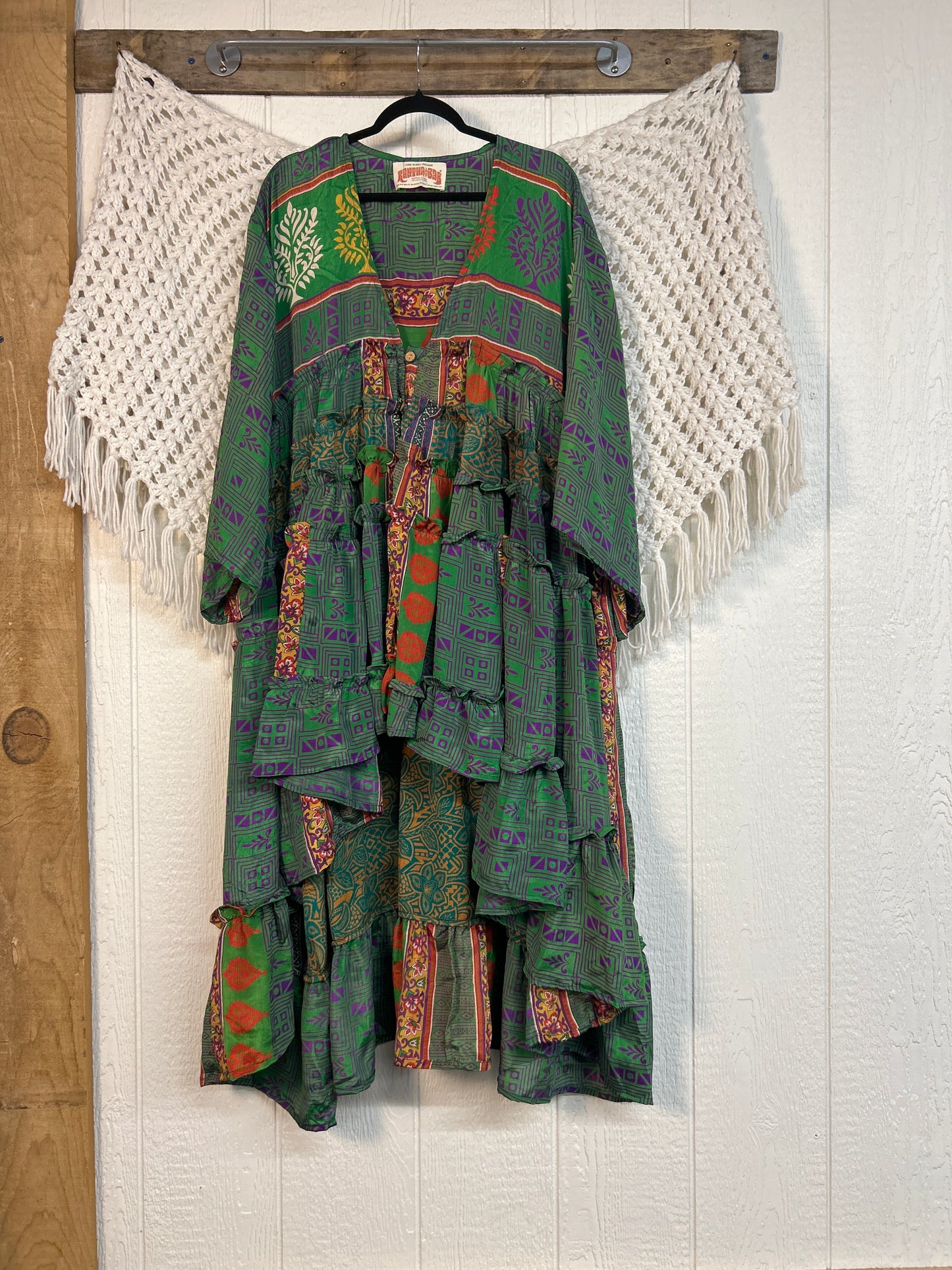 Rasgulla Sari Rhiannon Kimono 0826 096