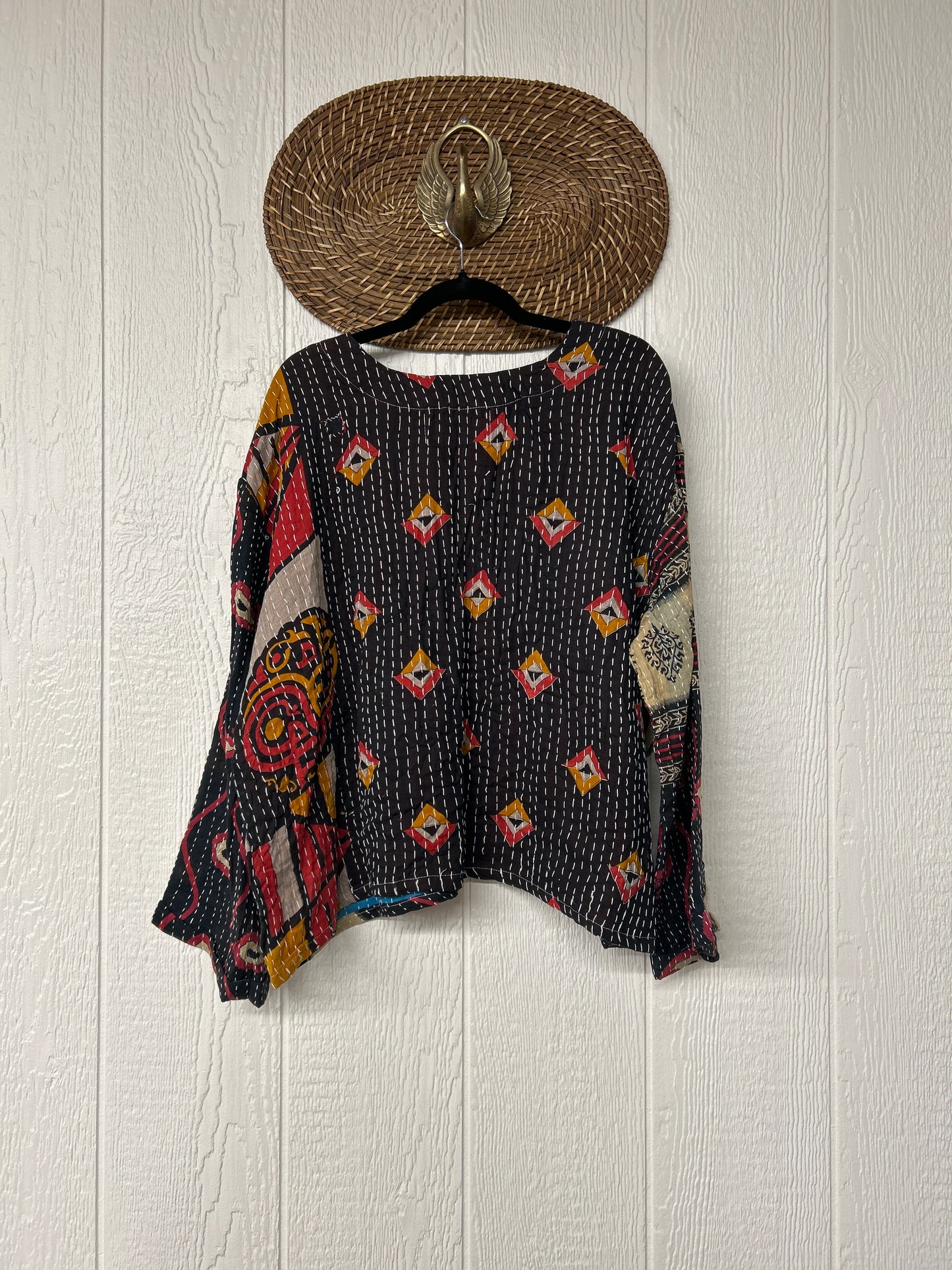 Pareo Kantha Wanderer Pocket Crop Top 0226 136