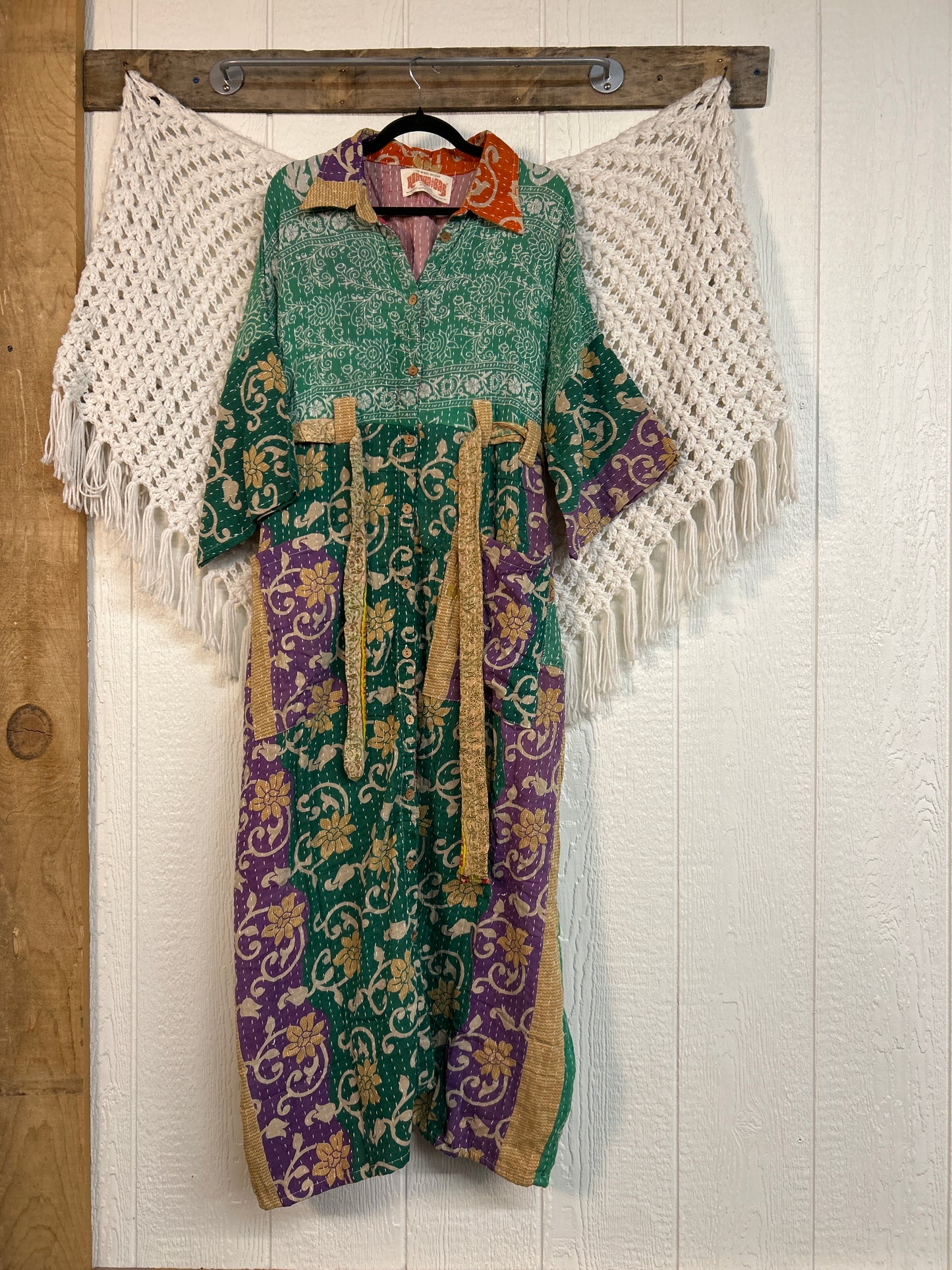 Pareo Kantha Gravity Duster Dress 0226 148