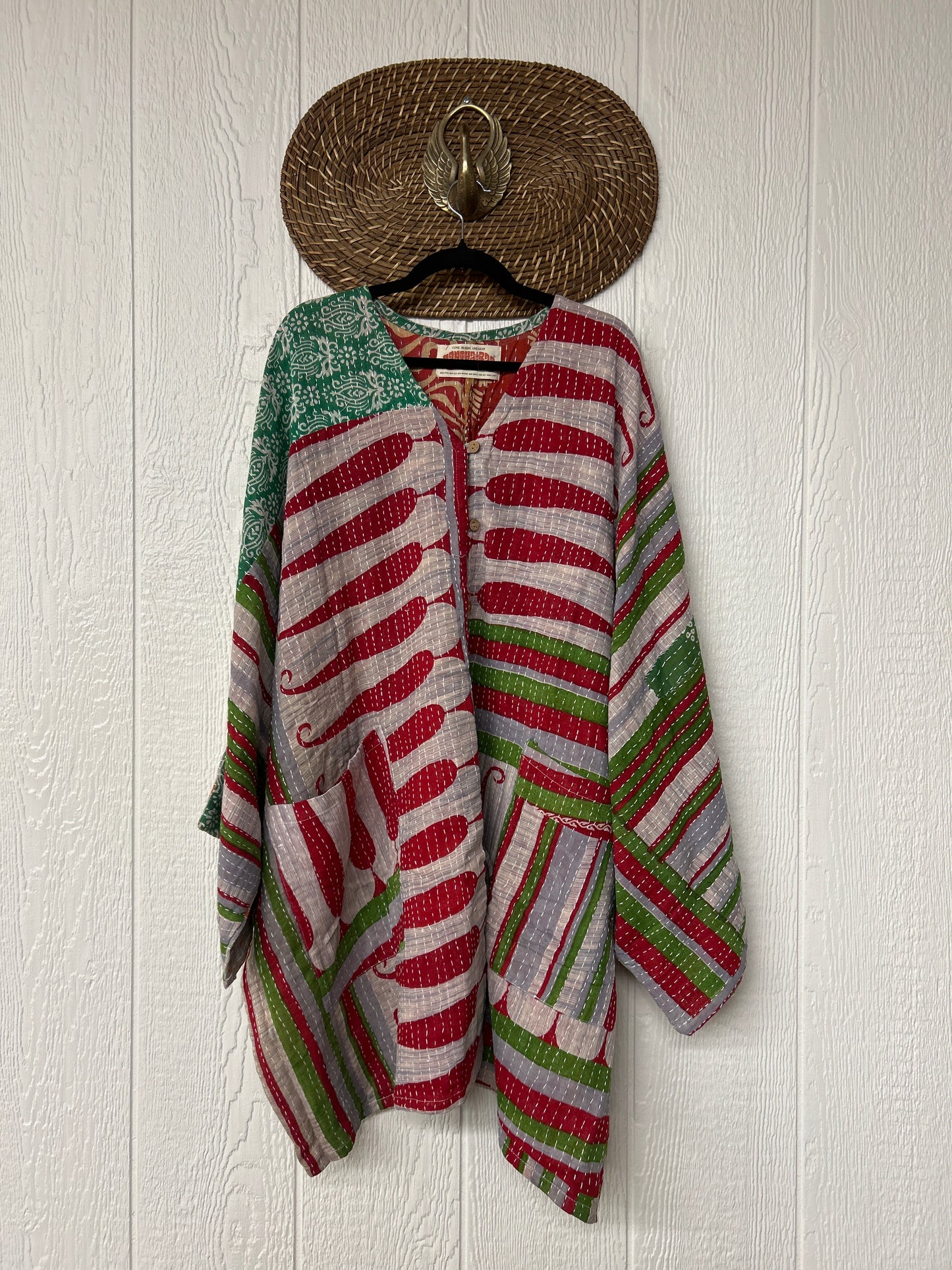 Pareo Kantha Gaia Button-Down Kimono 0126 237