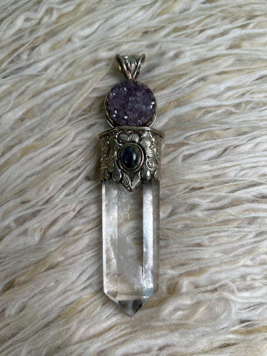 Large Amethyst and Citrine - 1