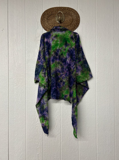 Crepe Sari Summer Nirvana Button Down 0626 066