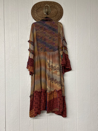 Crepe Sari Rhiannon Duster Dress 0226 277