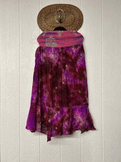 Crepe Sari Inner Peace Wrap Skirt 0626 082