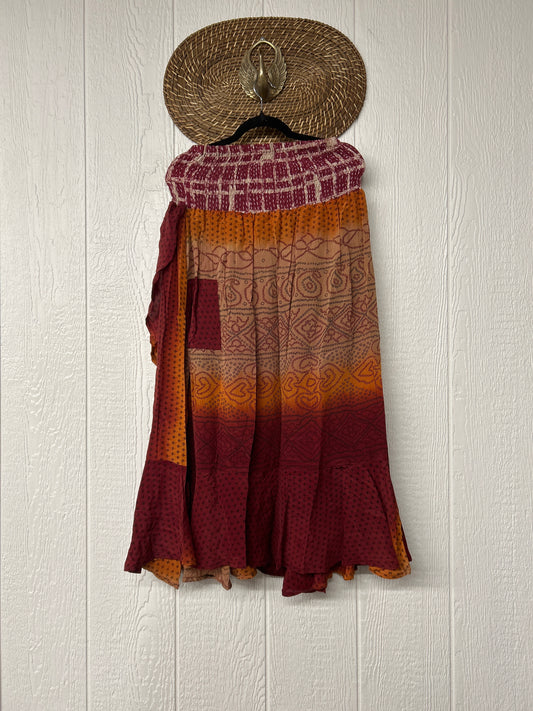 Crepe Sari Inner Peace Wrap Skirt 0626 215