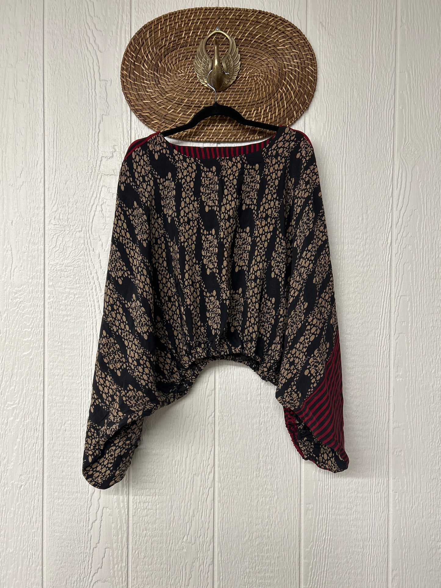 Crepe Sari Luna Crop Top 0126 250