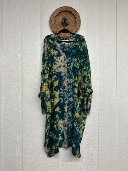 Crepe Sari Gaia Duster Dress 0426 136