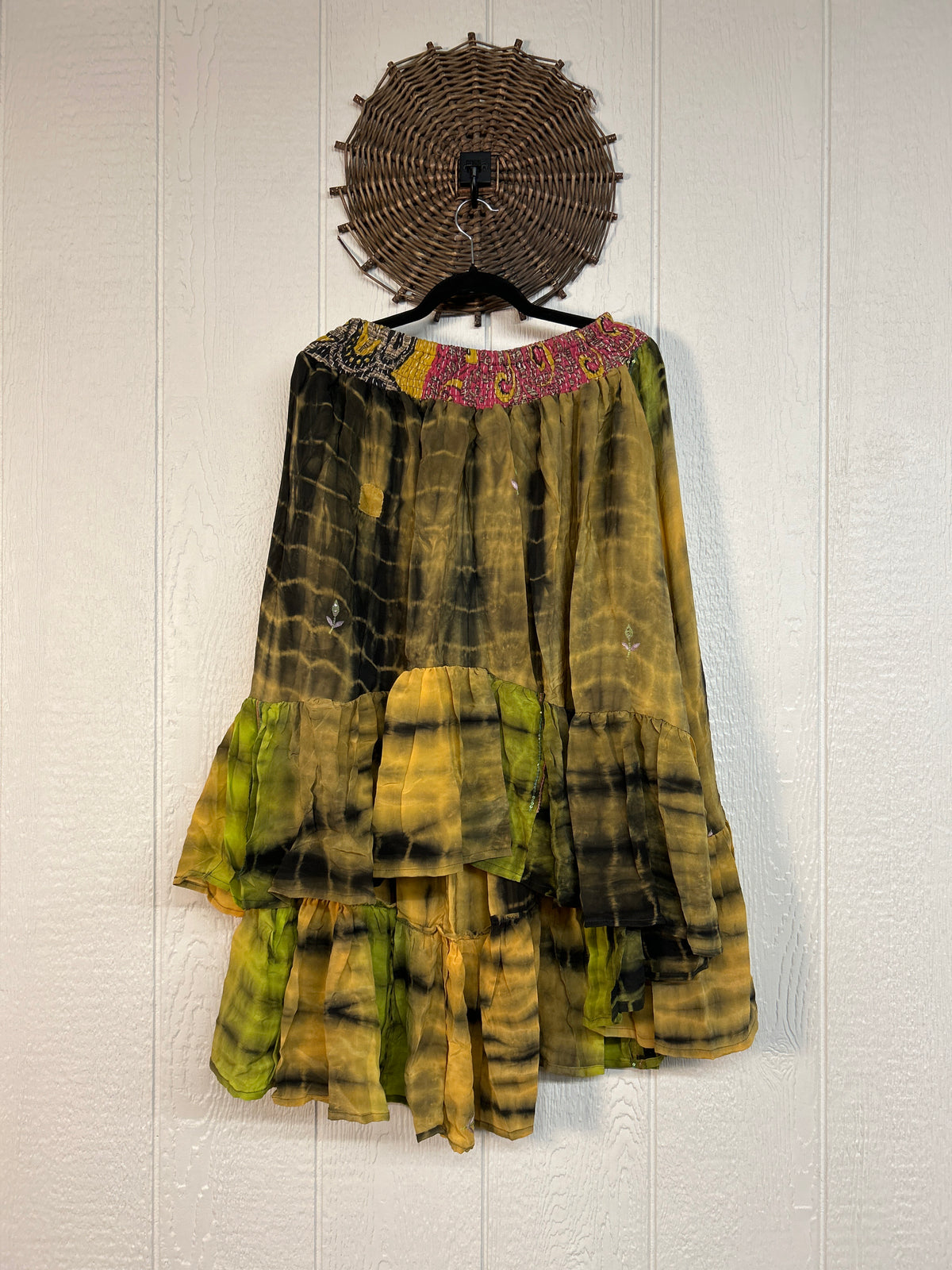 Crepe Sari Dahlia Skirt 1026 188