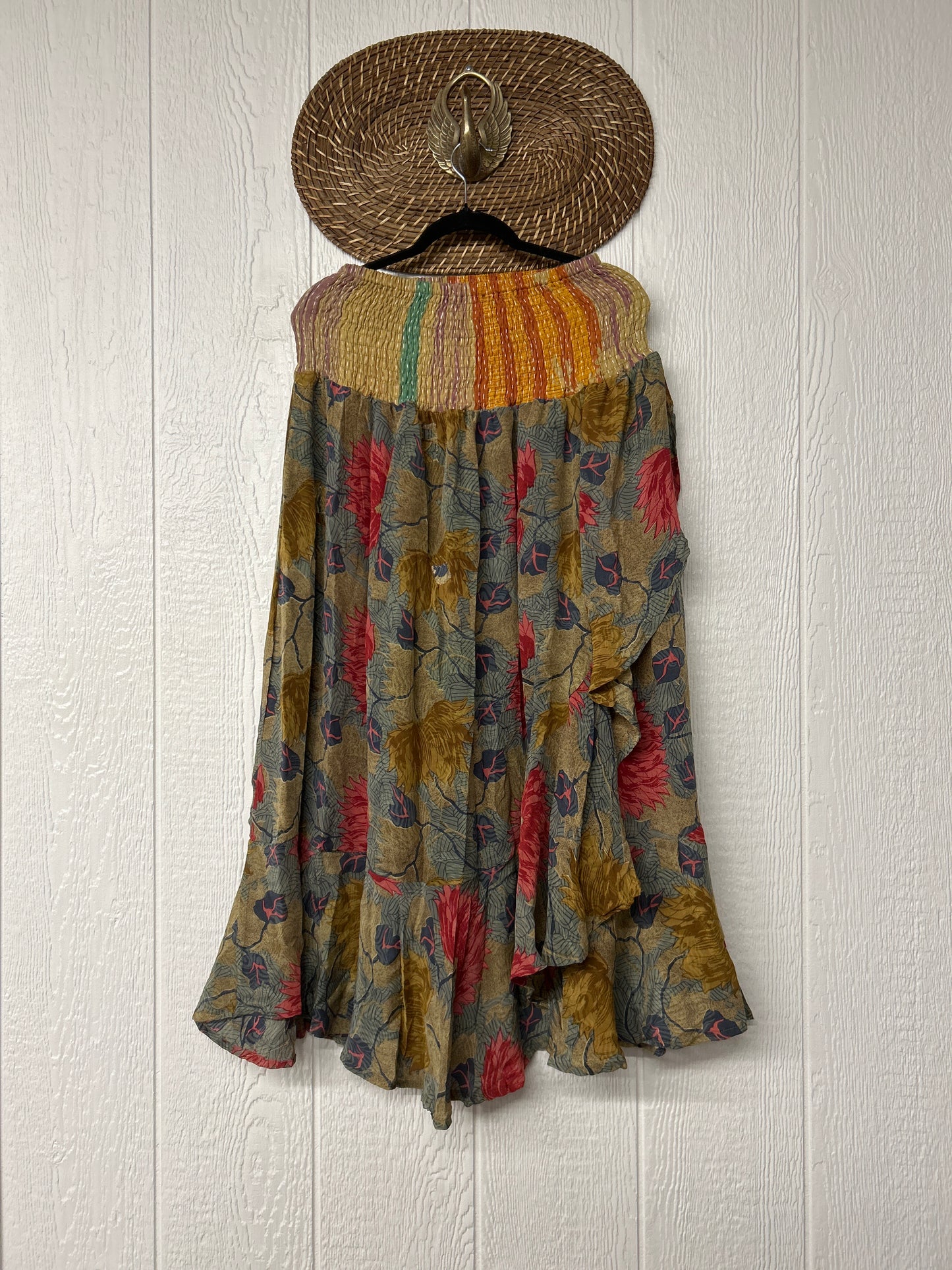 Crepe Sari Inner Peace Wrap Skirt 0626 133