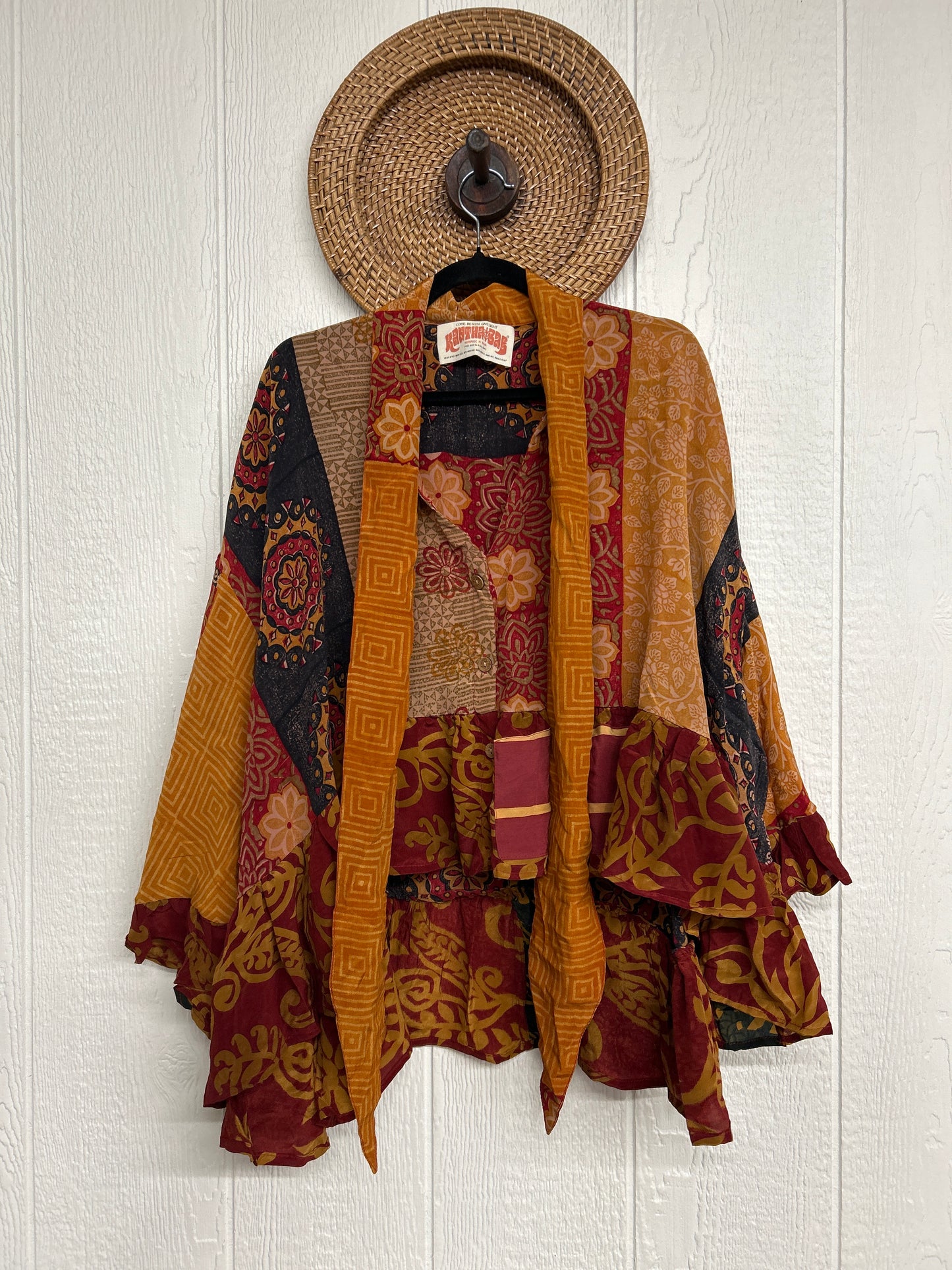 Crepe Sari Wild Rose Top 1225 112