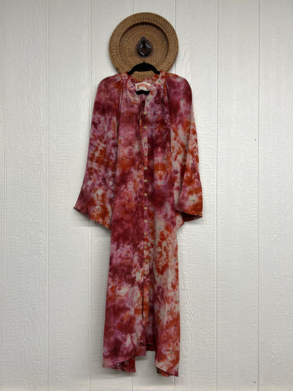 Crepe Sari Woodstock Duster Dress 0226 167