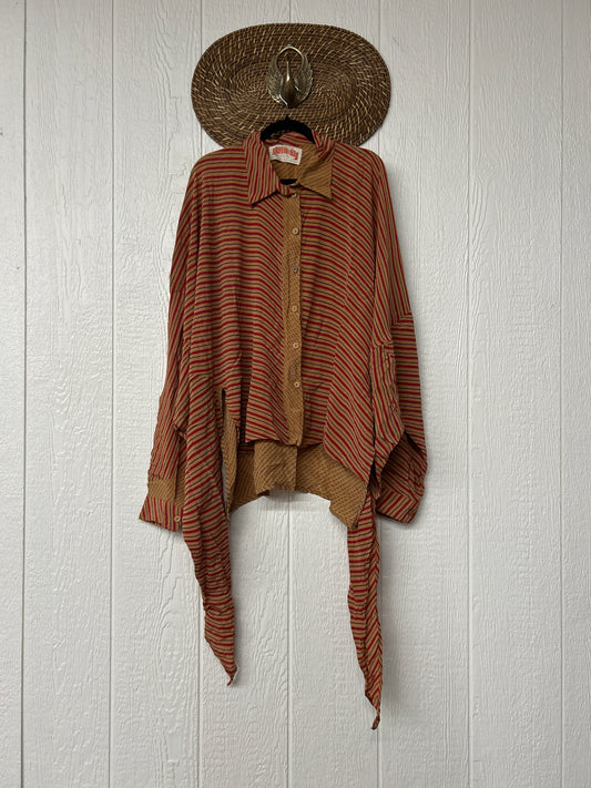 Crepe Sari Nirvana Button Down 1125 124