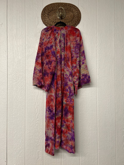 Crepe Sari Woodstock Duster Dress 0226 006