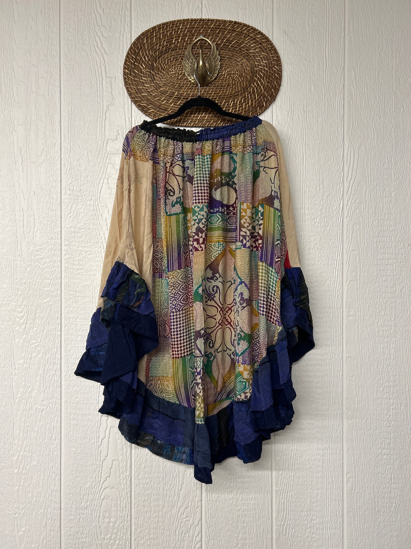 Crepe Wild Rose Skirt 1025 213