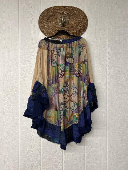 Crepe Wild Rose Skirt 1025 213