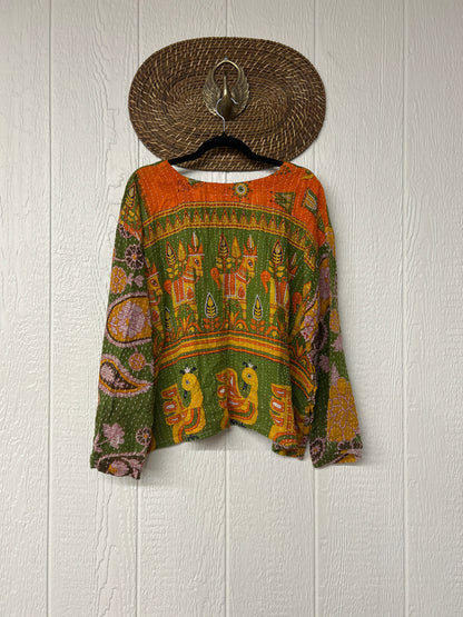 Pareo Kantha Wanderer Pocket Crop Top 0226 187