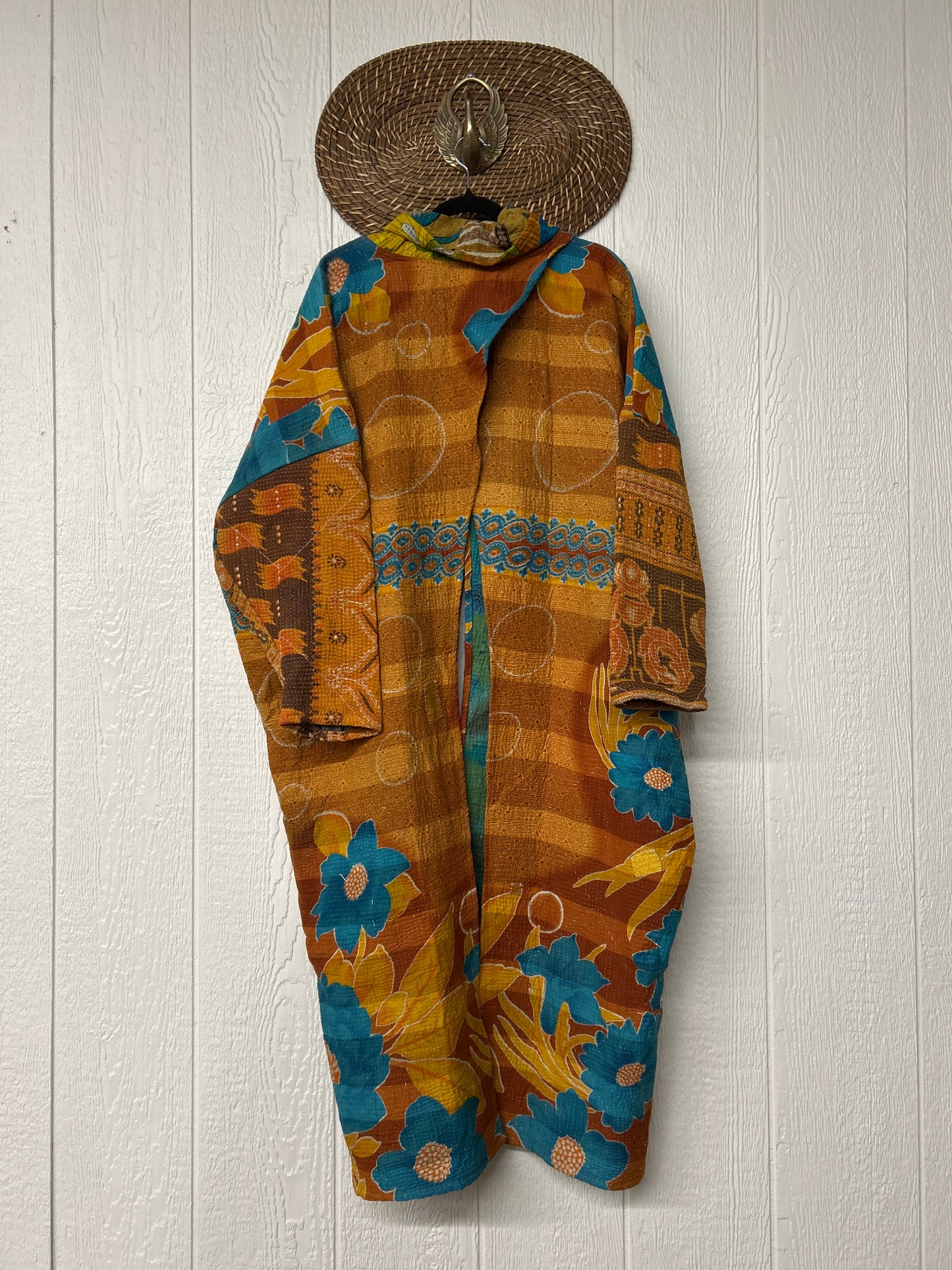 Fine Kantha Cowl Split Pullover 1225 078