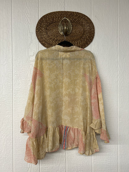 Crepe Sari Wild Rose Top 1225 203