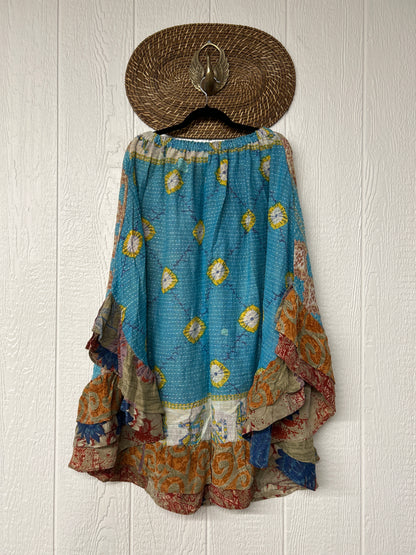 Pareo Kantha Wild Rose Skirt 0426 198