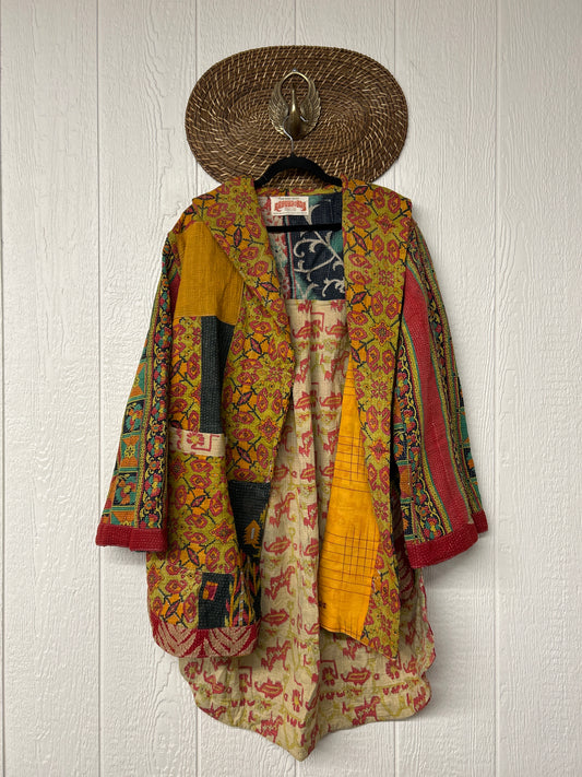Fine Kantha Drifter Coat 1026 149
