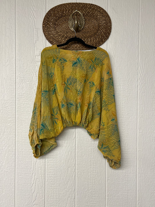 Crepe Sari Luna Crop Top 0126 153