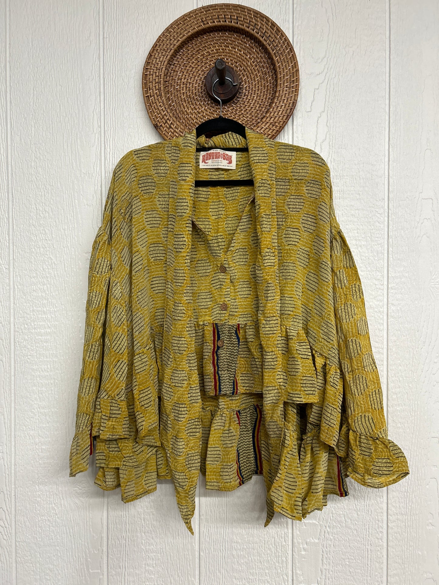 Crepe Sari Wild Rose Top 1225 095