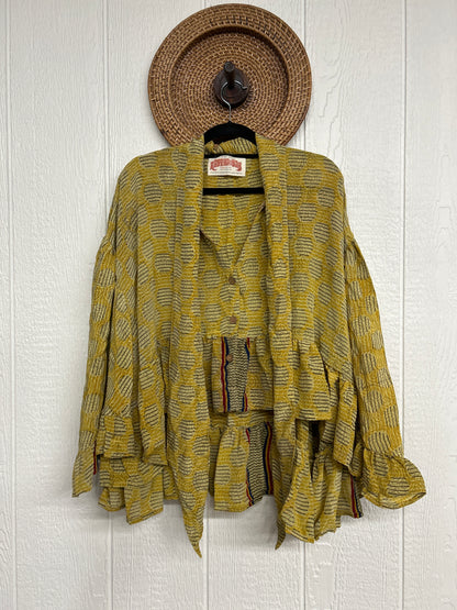 Crepe Sari Wild Rose Top 1225 095