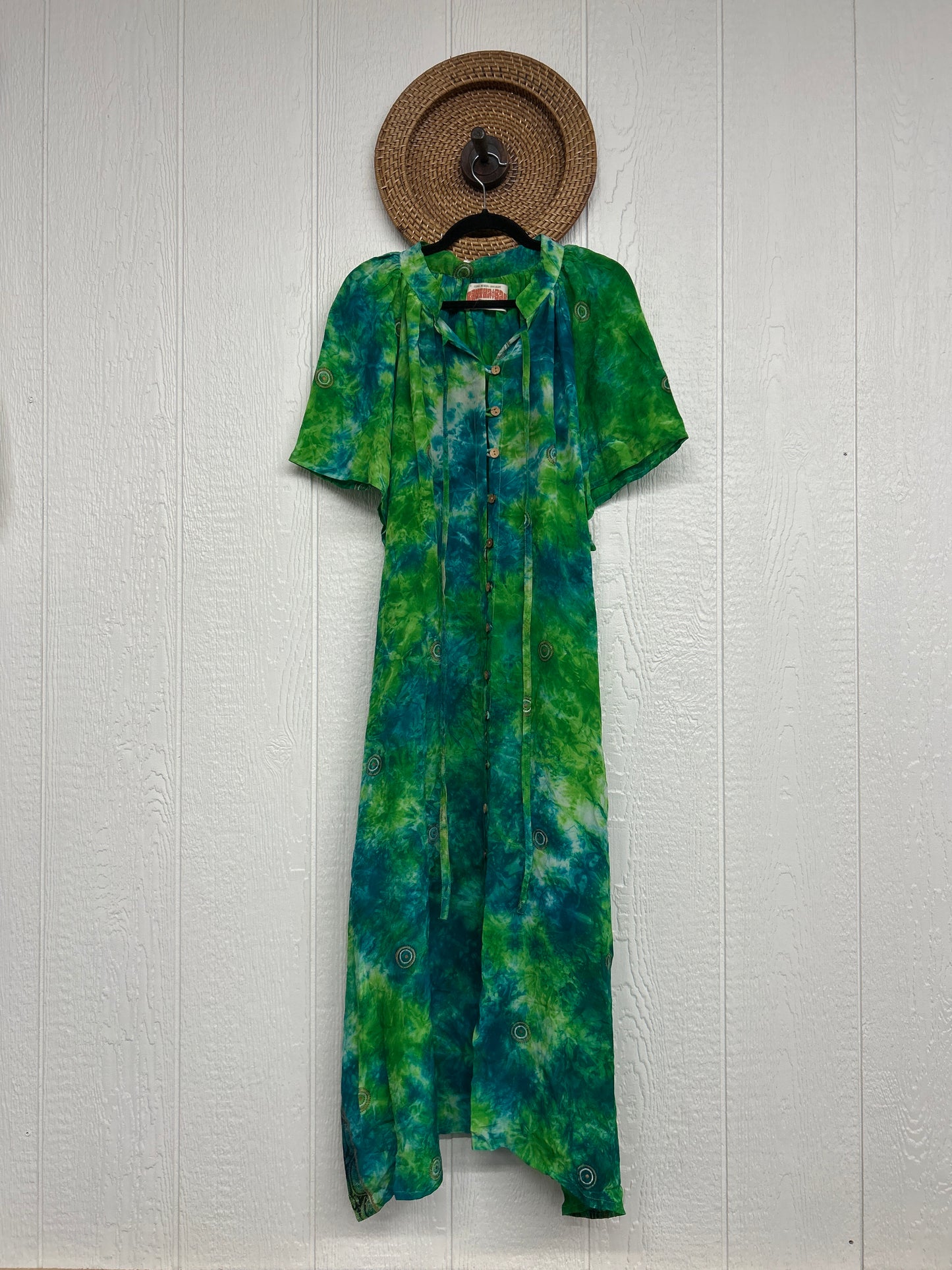Crepe Sari Summer Woodstock Duster 0626 105