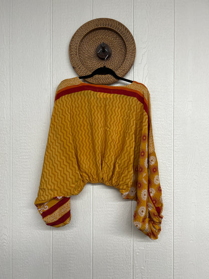 Crepe Sari Luna Crop Top 0126 029