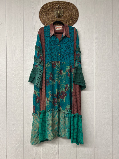 Crepe Sari Rhiannon Duster Dress 0226 123