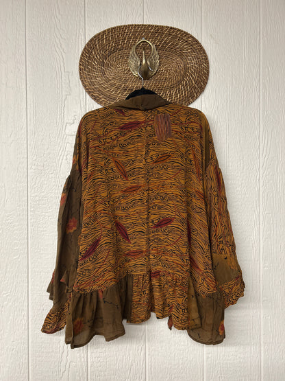 Crepe Sari Wild Rose Top 1225 219