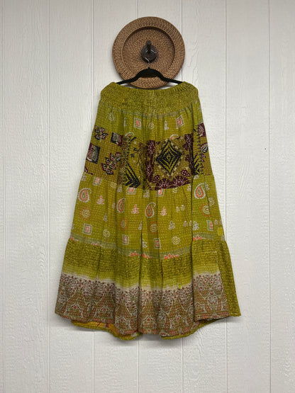 RETAIL Pareo Kantha Lotus Maxi Skirt 0826 038