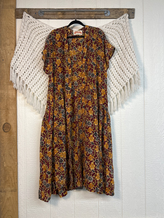 Crepe Sari Summer Evermore Kimono 0726 249