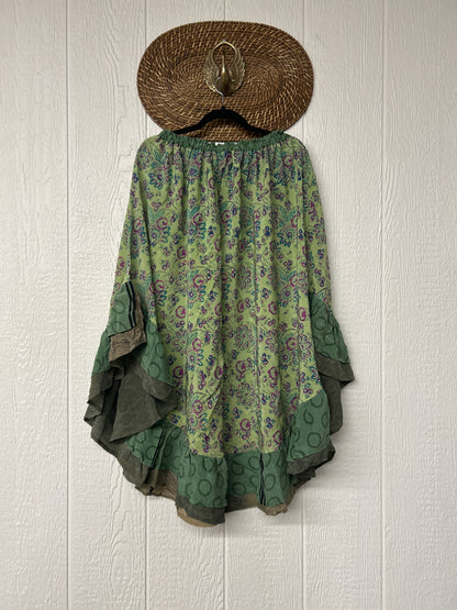 Crepe Wild Rose Skirt 1025 229