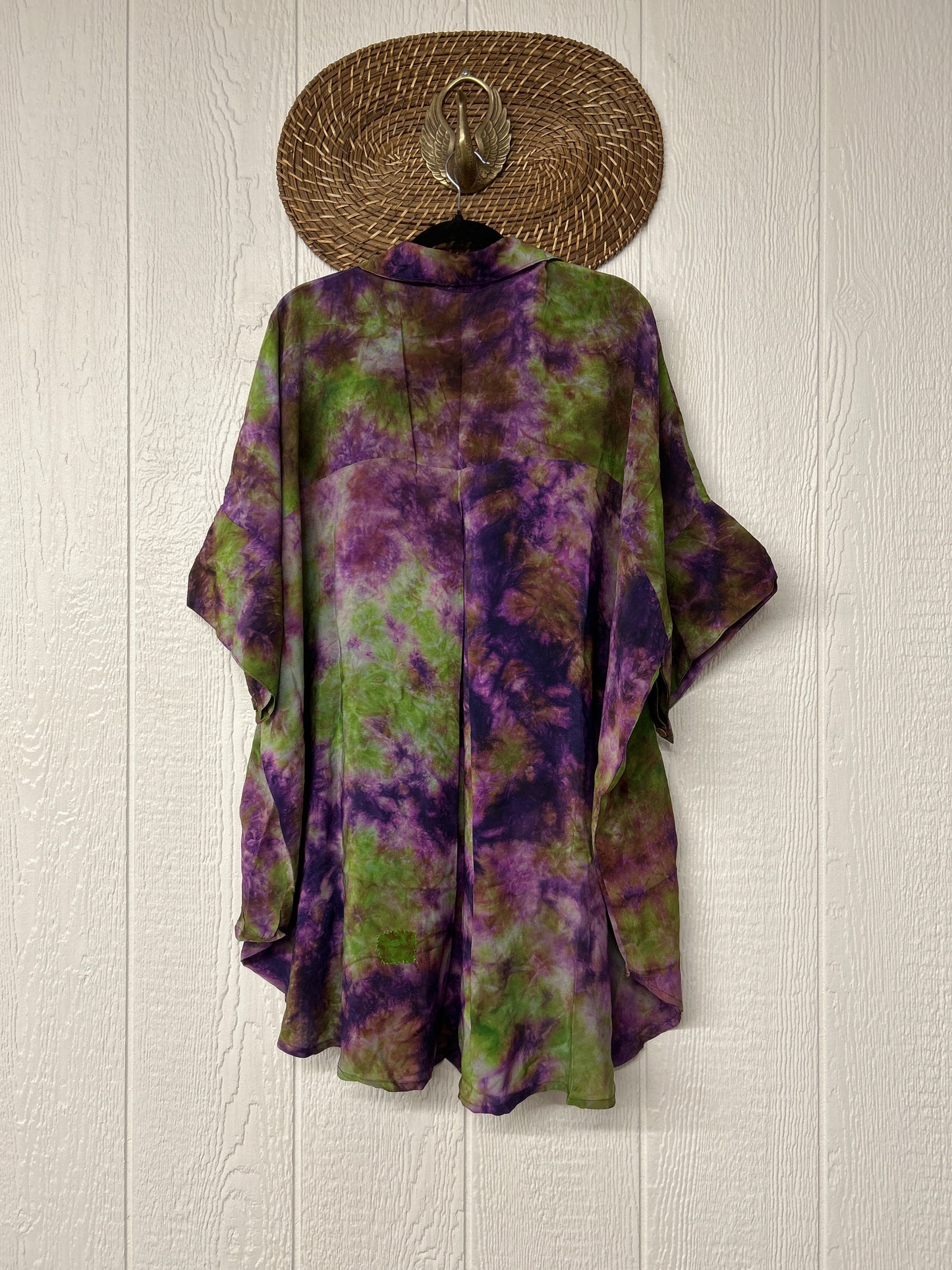 Crepe Sari Free To Be Button Down 0626 135