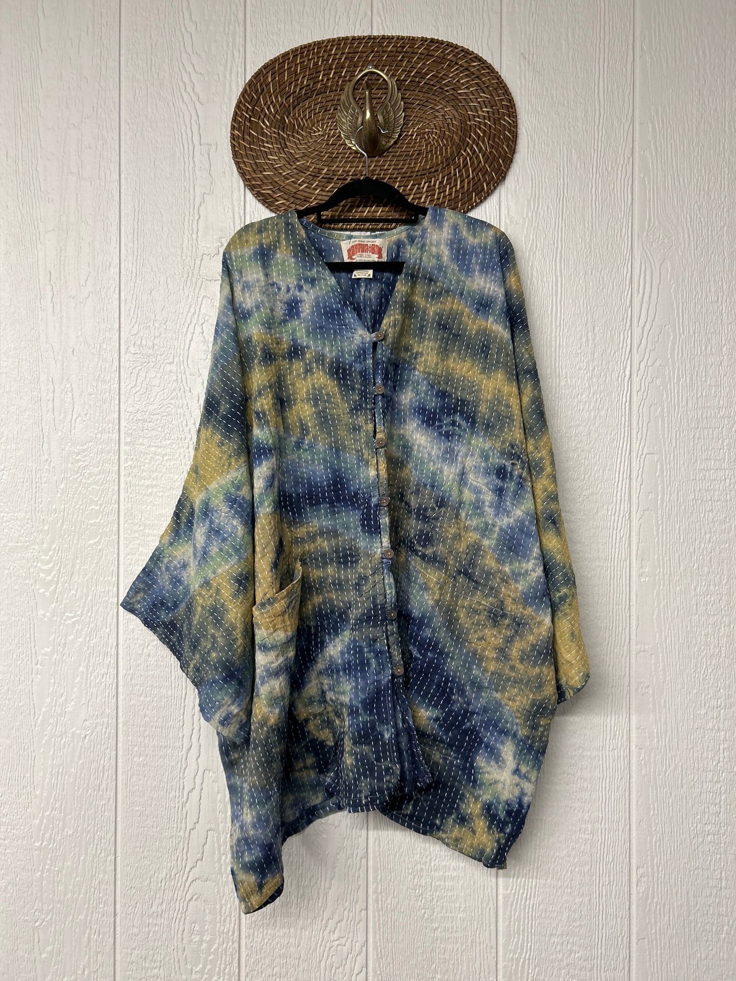 Pareo Kantha Gaia Button-Down Kimono 0526 017