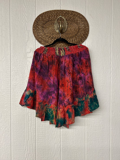 Crepe Sari Lover Cropped Culottes 0726 019