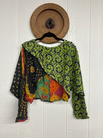 RETAIL Pareo Kantha In Bloom Cropped Pullover 0326 064